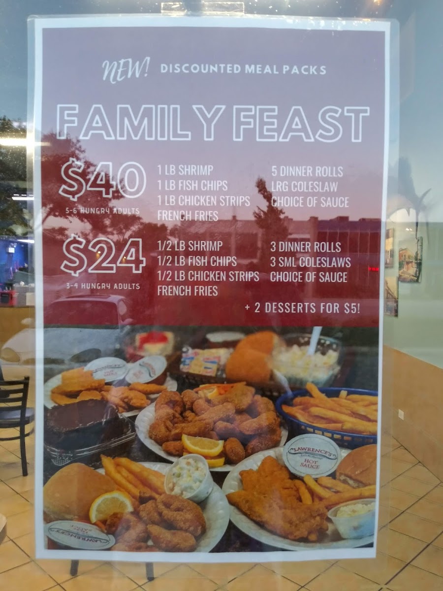 Lawrence's Fish & Shrimp Menu - Image 5